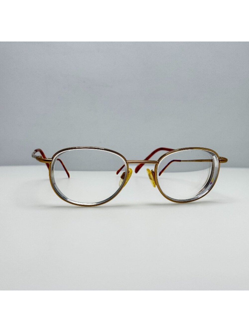 Sharper Image Odyssey GLD Eyeglasses Eye Glasses Frames Japan 49-19-145